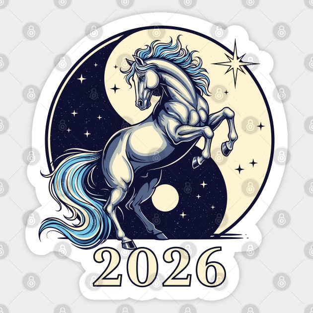 2026 Lunar Horse Magic Sticker by enrynz